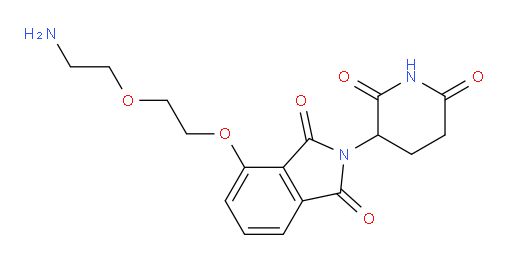 4-(2-(2-aminoethoxy)ethoxy)-2-(2,6-dioxopiperidin-3-yl)isoindoline-1,3-dione
