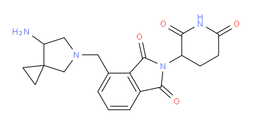 4-((7-amino-5-azaspiro[2.4]heptan-5-yl)methyl)-2-(2,6-dioxopiperidin-3-yl)isoindoline-1,3-dione