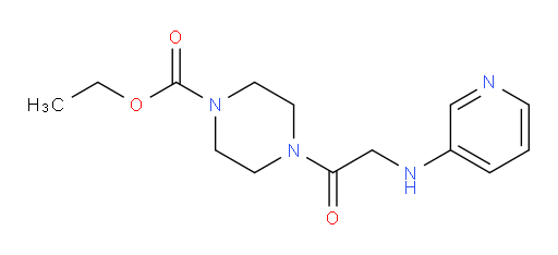 ethyl 4-(2-(pyridin-3-ylamino)acetyl)piperazine-1-carboxylate
