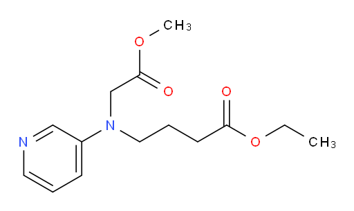 ethyl 4-((2-methoxy-2-oxoethyl)(pyridin-3-yl)amino)butanoate