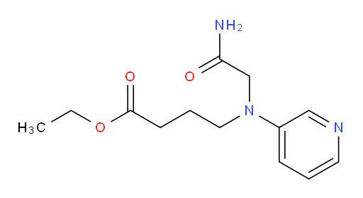 ethyl 4-((2-amino-2-oxoethyl)(pyridin-3-yl)amino)butanoate