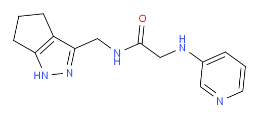 2-(pyridin-3-ylamino)-N-((1,4,5,6-tetrahydrocyclopenta[c]pyrazol-3-yl)methyl)acetamide