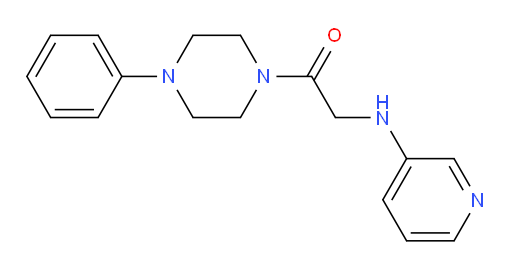 1-(4-phenylpiperazin-1-yl)-2-(pyridin-3-ylamino)ethanone