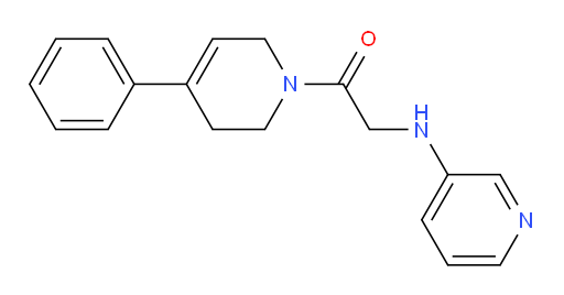 1-(4-phenyl-5,6-dihydropyridin-1(2H)-yl)-2-(pyridin-3-ylamino)ethanone
