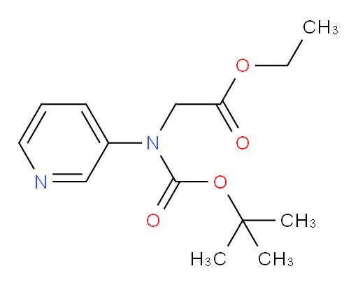 ethyl 2-((tert-butoxycarbonyl)(pyridin-3-yl)amino)acetate