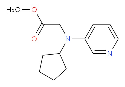 methyl 2-(cyclopentyl(pyridin-3-yl)amino)acetate