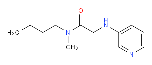 N-butyl-N-methyl-2-(pyridin-3-ylamino)acetamide