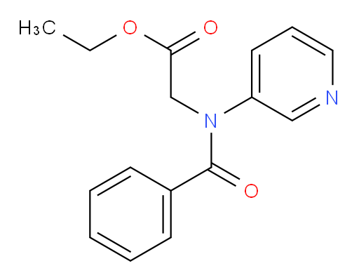 ethyl 2-(N-(pyridin-3-yl)benzamido)acetate