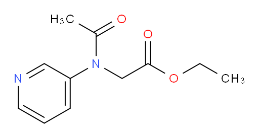 ethyl 2-(N-(pyridin-3-yl)acetamido)acetate