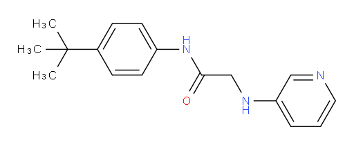 N-(4-(tert-butyl)phenyl)-2-(pyridin-3-ylamino)acetamide