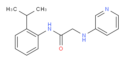 N-(2-isopropylphenyl)-2-(pyridin-3-ylamino)acetamide