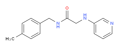 N-(4-methylbenzyl)-2-(pyridin-3-ylamino)acetamide