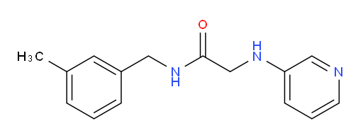 N-(3-methylbenzyl)-2-(pyridin-3-ylamino)acetamide