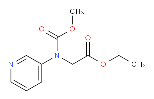 ethyl 2-((methoxycarbonyl)(pyridin-3-yl)amino)acetate