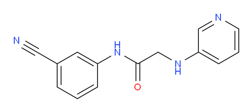 N-(3-cyanophenyl)-2-(pyridin-3-ylamino)acetamide