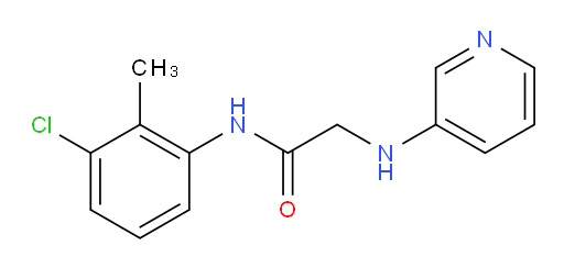 N-(3-chloro-2-methylphenyl)-2-(pyridin-3-ylamino)acetamide