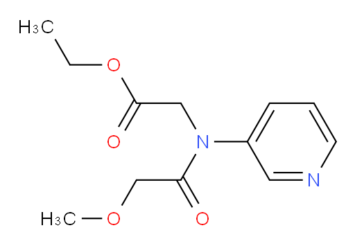 ethyl 2-(2-methoxy-N-(pyridin-3-yl)acetamido)acetate
