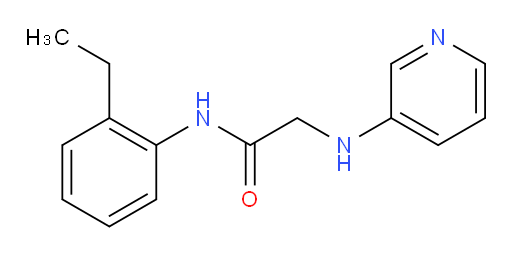N-(2-ethylphenyl)-2-(pyridin-3-ylamino)acetamide