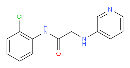 N-(2-chlorophenyl)-2-(pyridin-3-ylamino)acetamide