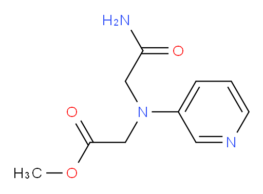 methyl 2-((2-amino-2-oxoethyl)(pyridin-3-yl)amino)acetate