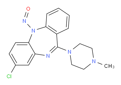 8-chloro-11-(4-methylpiperazin-1-yl)-5-nitroso-5H-dibenzo[b,e][1,4]diazepine