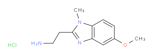 2-(5-methoxy-1-methyl-1H-benzo[d]imidazol-2-yl)ethanamine hydrochloride