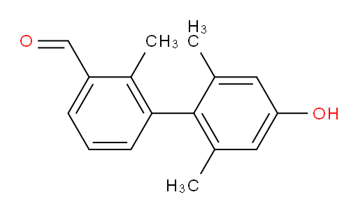 4'-hydroxy-2,2',6'-trimethyl-[1,1'-biphenyl]-3-carbaldehyde