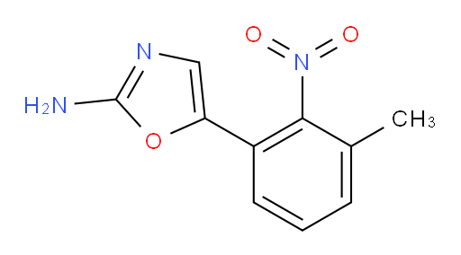 5-(3-methyl-2-nitrophenyl)oxazol-2-amine