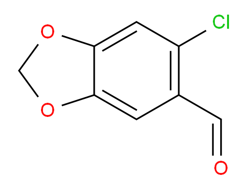 6-chloro-1,3-dioxaindane-5-carbaldehyde
