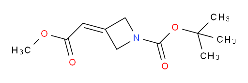tert-butyl 3-(2-methoxy-2-oxoethylidene)azetidine-1-carboxylate