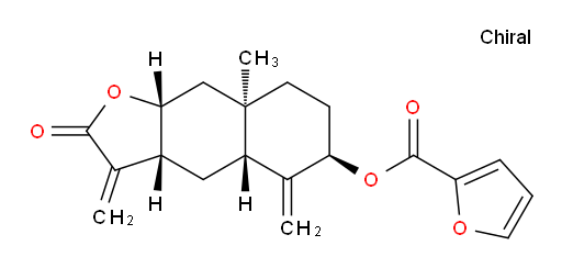 (3aR,4aR,6R,8aR,9aR)-8a-methyl-3,5-dimethylene-2-oxododecahydronaphtho[2,3-b]furan-6-yl furan-2-carboxylate