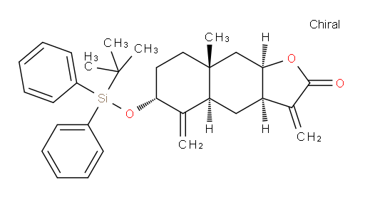 (3aR,4aR,6R,8aR,9aR)-6-((tert-butyldiphenylsilyl)oxy)-8a-methyl-3,5-dimethylenedecahydronaphtho[2,3-b]furan-2(3H)-one