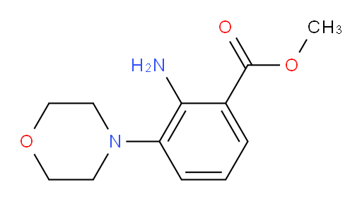 methyl 2-amino-3-morpholinobenzoate