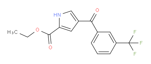 ethyl 4-(3-(trifluoromethyl)benzoyl)-1H-pyrrole-2-carboxylate