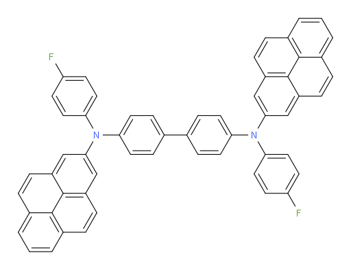 N4,N4'-bis(4-fluorophenyl)-N4,N4'-di(pyren-2-yl)-[1,1'-biphenyl]-4,4'-diamine