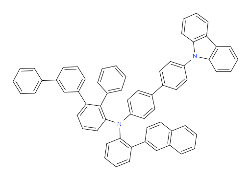 N-(4'-(9H-carbazol-9-yl)-[1,1'-biphenyl]-4-yl)-N-(2-(naphthalen-2-yl)phenyl)-[1,1':2',1'':3'',1'''-quaterphenyl]-6'-amine