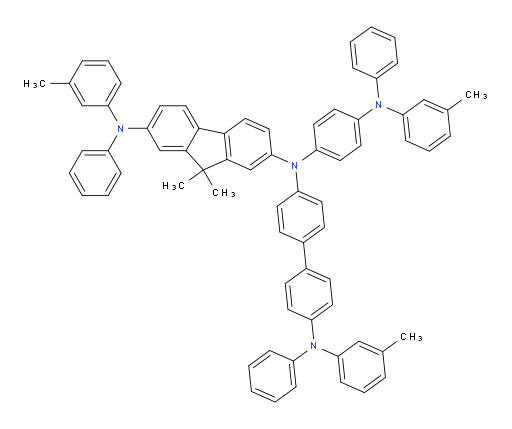 9,9-dimethyl-N2-phenyl-N7-(4'-(phenyl(m-tolyl)amino)-[1,1'-biphenyl]-4-yl)-N7-(4-(phenyl(m-tolyl)amino)phenyl)-N2-(m-tolyl)-9H-fluorene-2,7-diamine