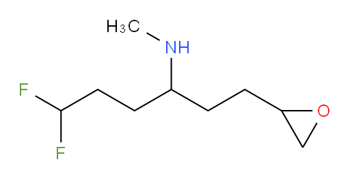 6,6-difluoro-N-methyl-1-(oxiran-2-yl)hexan-3-amine