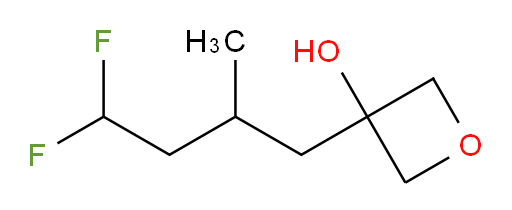 3-(4,4-difluoro-2-methylbutyl)oxetan-3-ol