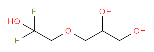 3-(2,2-difluoro-2-hydroxyethoxy)propane-1,2-diol