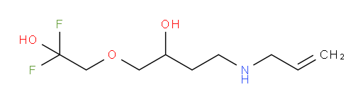 4-(allylamino)-1-(2,2-difluoro-2-hydroxyethoxy)butan-2-ol
