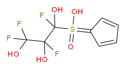 (1,2,3,3-tetrafluoro-1,2,3-trihydroxypropyl)cyclopenta-2,4-diene-1-sulfinic acid