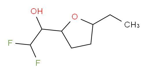 1-(5-ethyltetrahydrofuran-2-yl)-2,2-difluoroethanol