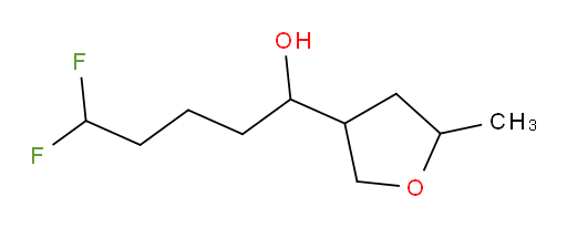 5,5-difluoro-1-(5-methyltetrahydrofuran-3-yl)pentan-1-ol