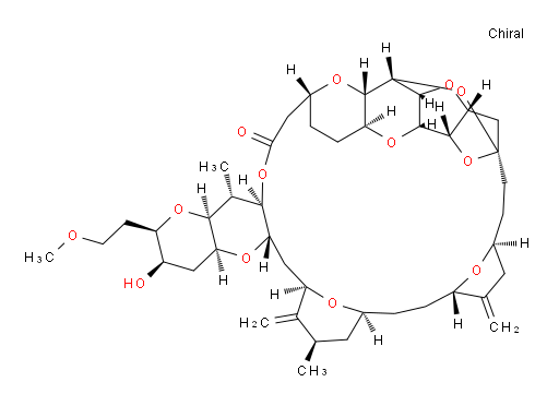 D-galacto-L-talo-L-ido-D-galacto-D-allo-14-Octatriacontulo-14,11-furanosonic acid, 3,7:6,10:8,14:9,12:17,20:23,27:29,33:32,36-octaanhydro-2,4,5,13,15,16,18,19,21,22,24,25,26,28,31,34,37-heptadecadeoxy-25,31-dimethyl-38-O-methyl-19,26-bis(methylene)-, 1,30-lactone, (14S)- (9CI)