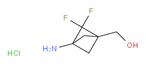 3-Amino-2,2-difluoro-bicyclo[1.1.1]pentane-1-methanol HCl