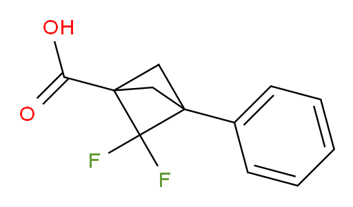 2,2-difluoro-3-phenylbicyclo[1.1.1]pentane-1-carboxylic acid