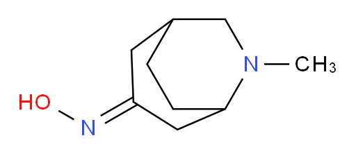 6-Methyl-6-azabicyclo[3.2.2]nonan-3-one oxime (ACI)