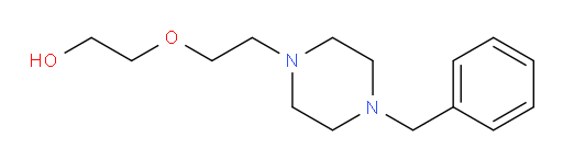 2-[2-[4-(Phenylmethyl)-1-piperazinyl]ethoxy]ethanol (ACI)