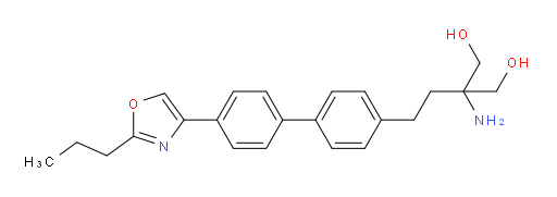 2-Amino-2-[2-[4′-(2-propyl-4-oxazolyl)[1,1′-biphenyl]-4-yl]ethyl]-1,3-propanediol (ACI)